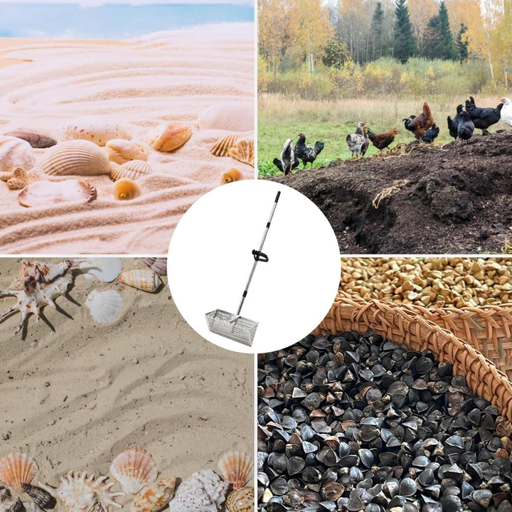 Strandrechen, Sandflohharke, Abnehmbarem Sandrechen, Sandflohrechen Strand, Abnehmbarer Strandrechen