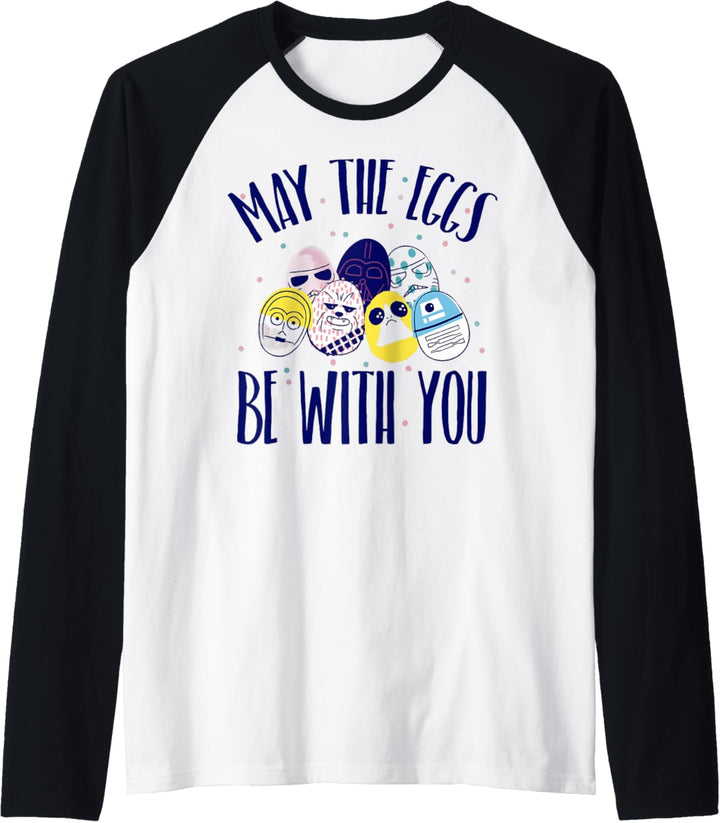 Star Wars Ostern May The Eggs Be With You Text Raglan