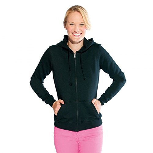Zip Hoodie Jacke 80-20 Damen, Sportgrau, XS