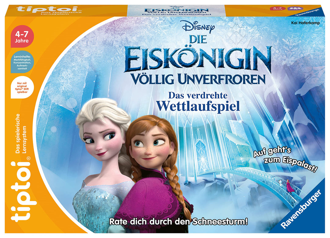 Ravensburger tiptoi Spiel 00116 - Disney Die Eiskönigin - Völlig Unverfroren: Das verdrehte Wettlauf