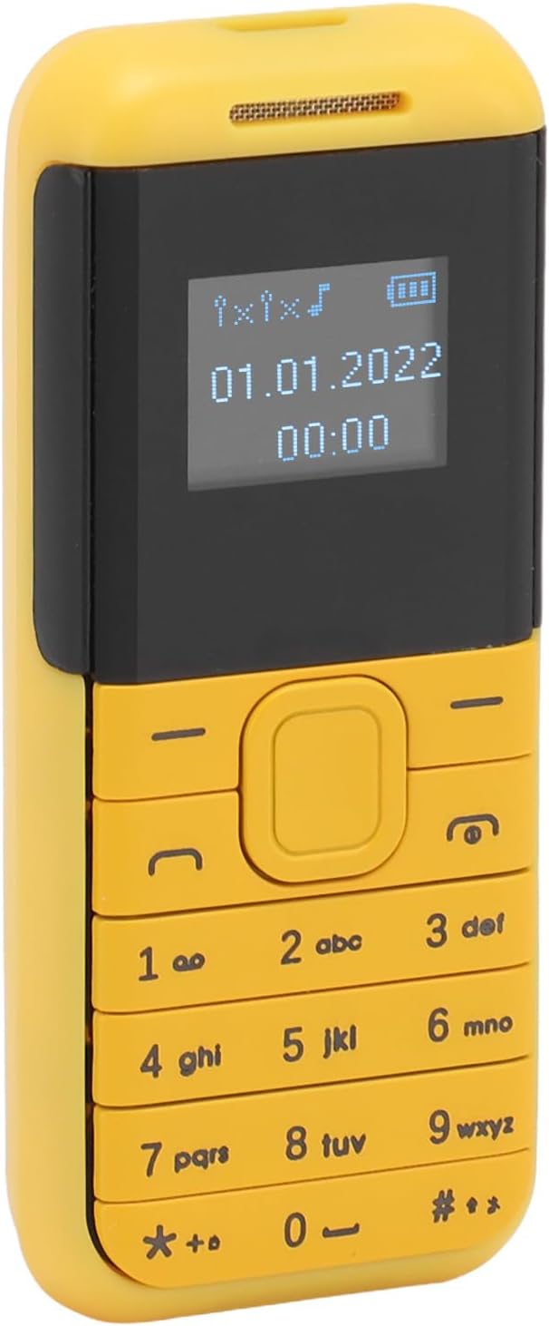 Kleinstes Mobiltelefon, Kleines 2G Telefon, Entsperrtes Telefon, Dual SIM GSM Handy mit Freihändigem
