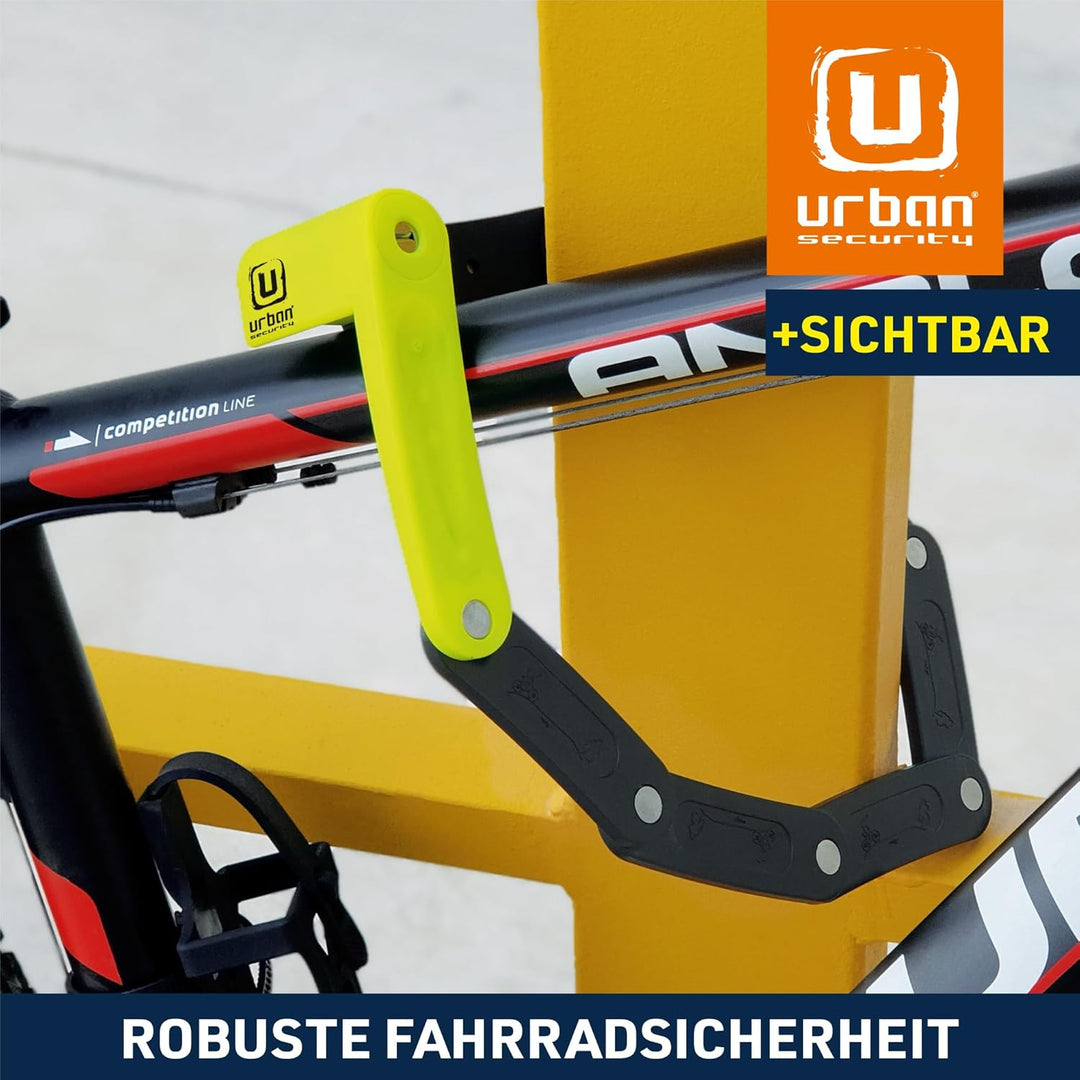 URBAN UR469Y Faltschloss Fahrrad, Sichtbar, 70cm Kompakter, Leichterer Transport ohne Lärm, Kratzsch