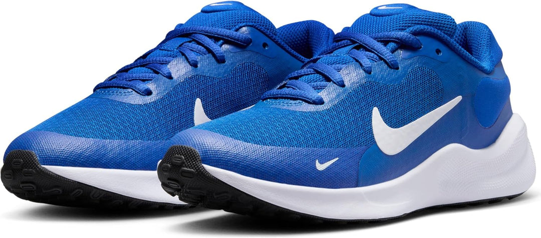 Nike Unisex Kinder Revolution 7 (Gs) Sportschuh Game Royal White Black 25 EU, Game Royal White Black