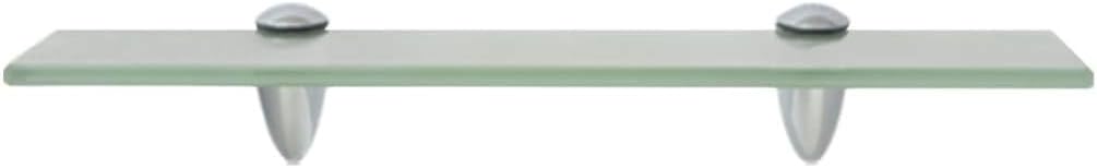 FIRBNUS Wall Shelf 2 Stück 40x20x0,8 cm Bad Regal Ablagen Regal Glas Schwebend für Wohnzimmer Badezi