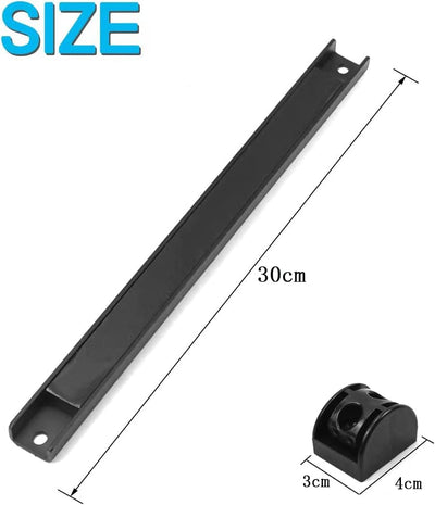 5 Stück Werkzeug Magnetleiste Set 30cm, Stark Magnetschiene Magnetische Werkzeughalter Wand, Magnet