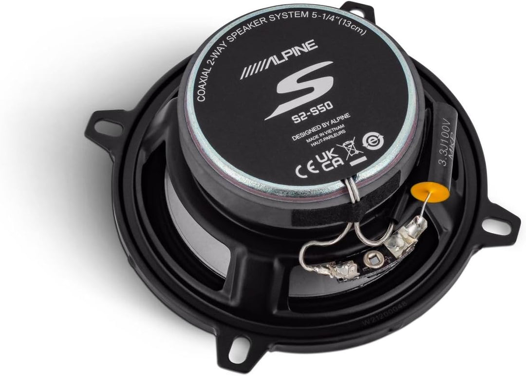 Alpine S2-S50 | 13 cm (5,25 -Zoll) 2-Wege-Koaxial-Lautsprechersystem