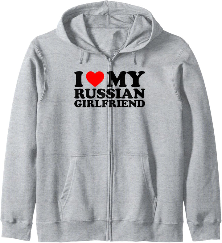 I Love My Russian Girlfriend Kapuzenjacke