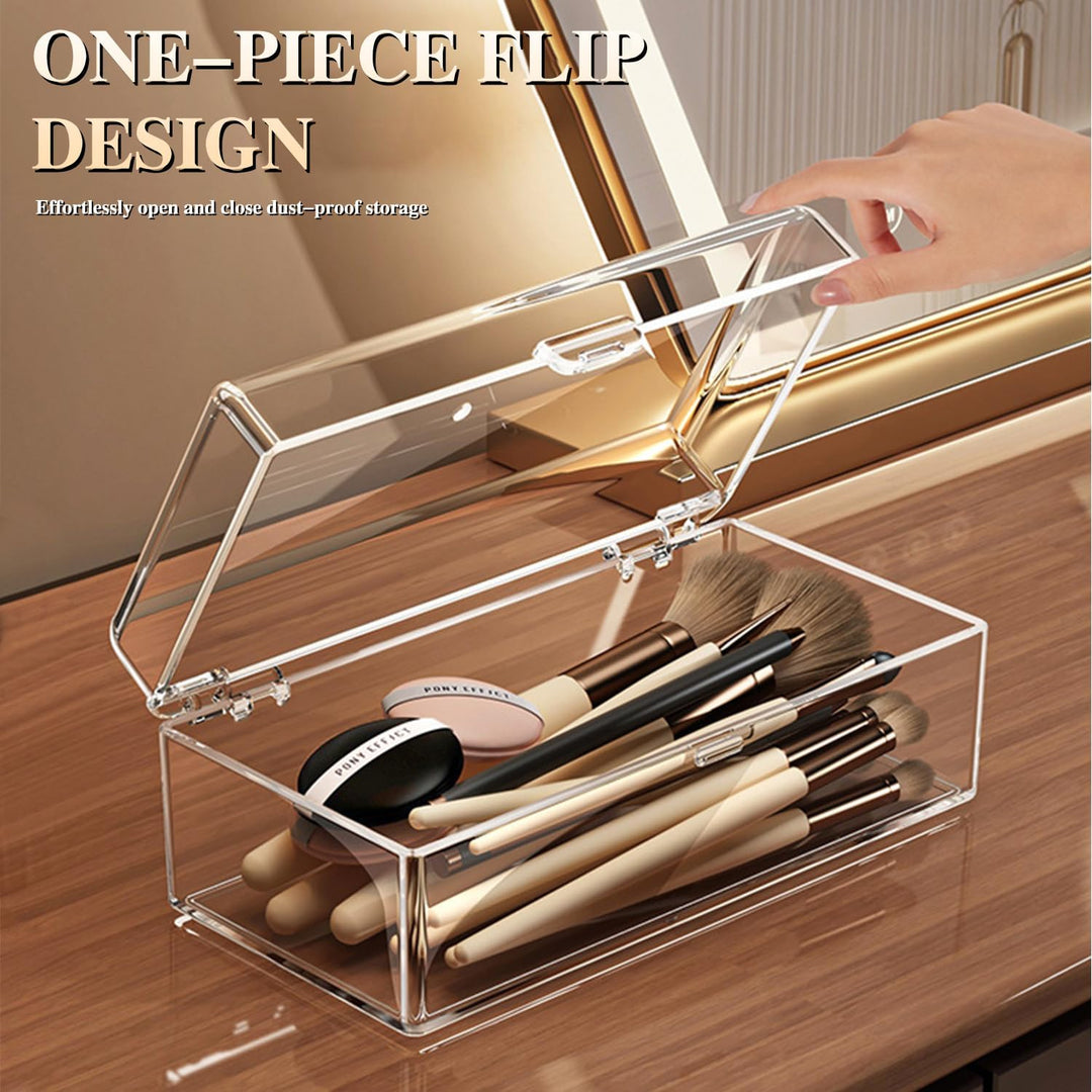2er-Set Kosmetik Organizer Set, kosmetik Organizer mit Schubladen, Box für Haargummis, Stapelbare Sc
