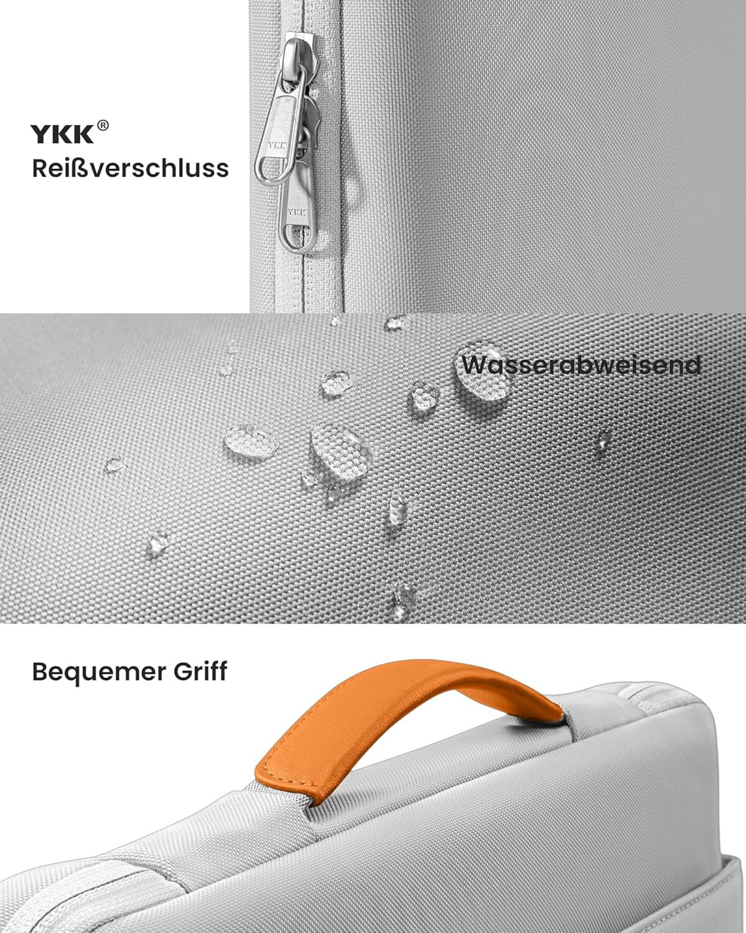 tomtoc 360° Tasche Hülle für Neu 13-Zoll MacBook Air 2025-2018 M4/M3/M2/M1, 13 Zoll MacBook Pro M2/M