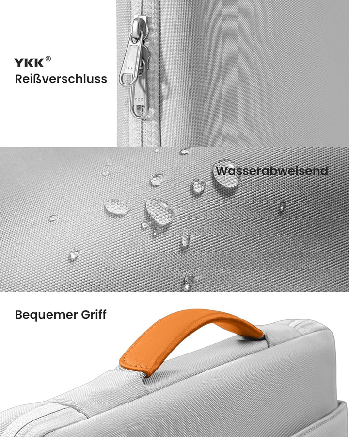 tomtoc 360° Tasche Hülle für Neu 13-Zoll MacBook Air 2025-2018 M4/M3/M2/M1, 13 Zoll MacBook Pro M2/M