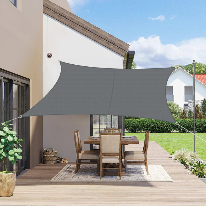 SUNNY GUARD Sonnensegel Wasserdicht 3x4m Rechteckig Sonnenschutz Wetterschutz Segel Baldachin UV Sch