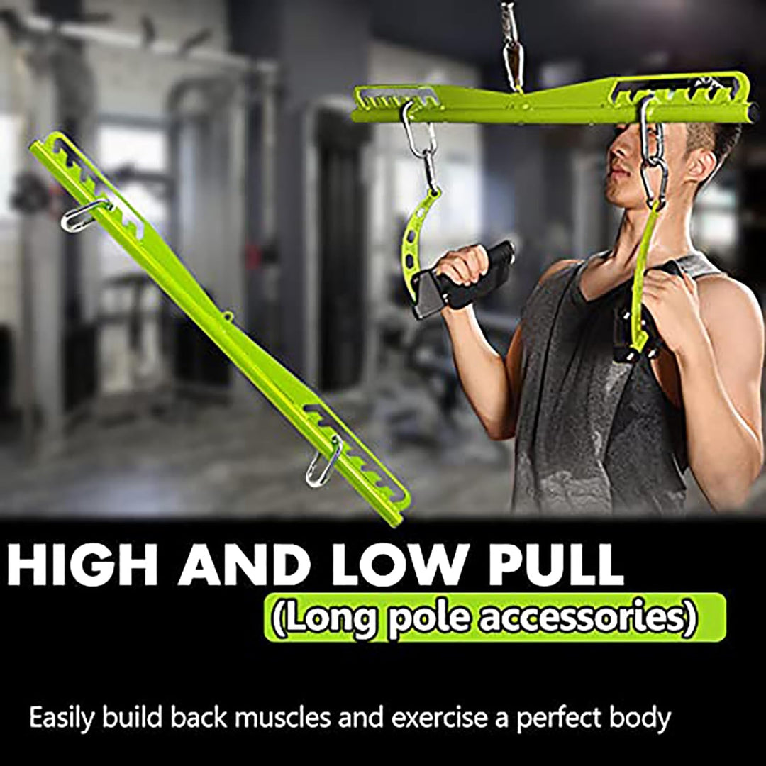 KORIKAHM Home Gym Fitness Spreizstange Multi-Grip Breit Latzugstange Neutral Grip Griff Latzugaufsät