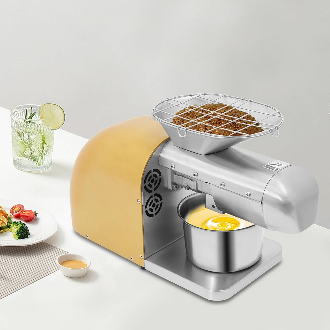 ÖLkuchen Hochleistungs ÖLpresse Automatische SesamöLmaschine ÖLextraktor Aus Edelstahl Kommerzielle