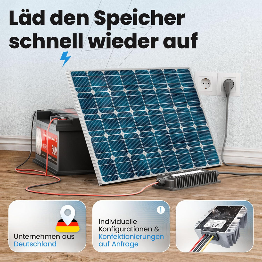 24V Batterie-Ladegerät LiFePO4 29,2V 10A 300W | Optimiert für Lithium-Eisenphosphat-Akku | Auto-Batt