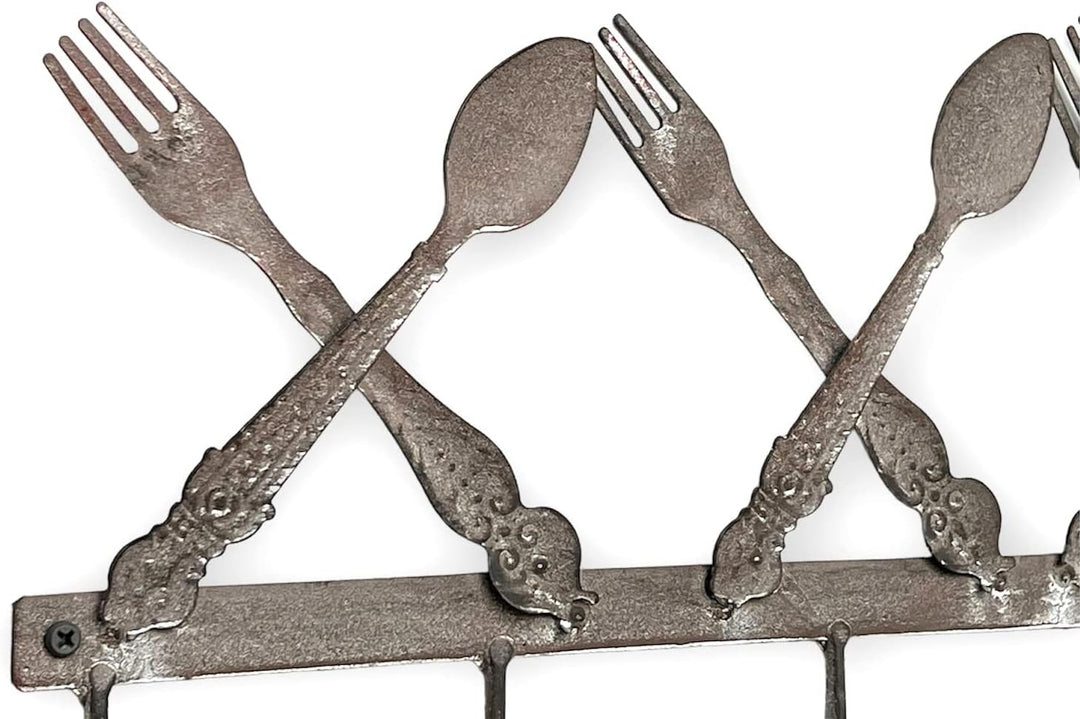DanDiBo Handtuchhaken Handtuchleiste 96253 Handtuchhalter Küche Metall Hakenleiste Vintage Garderobe