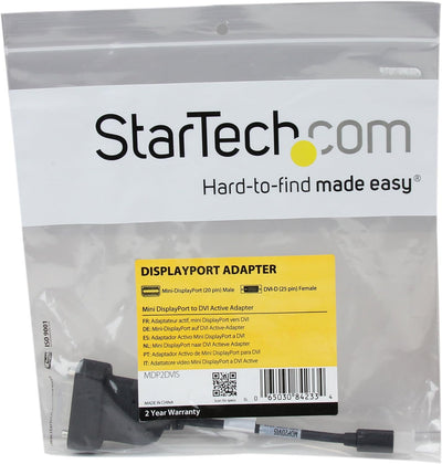 StarTech.com Mini-DisplayPort auf DVI-Adapter - Mini-DisplayPort auf DVI-Aktivadapter - DVI auf mini