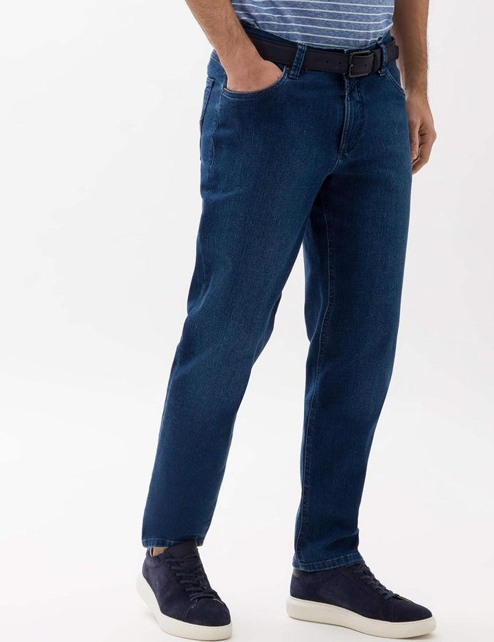 Eurex by Brax Herren Luke Denim Perfect Flex Jeans, Regular Blue, 44W / 32L EU
