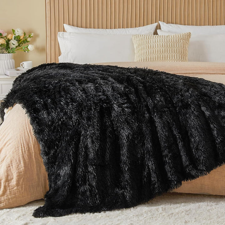 EMME Faux Kuscheldecke Flauschig, Felldecke, Pelz Wolldecke, Wohndecke, Super Weich, Plüschig, Dicke