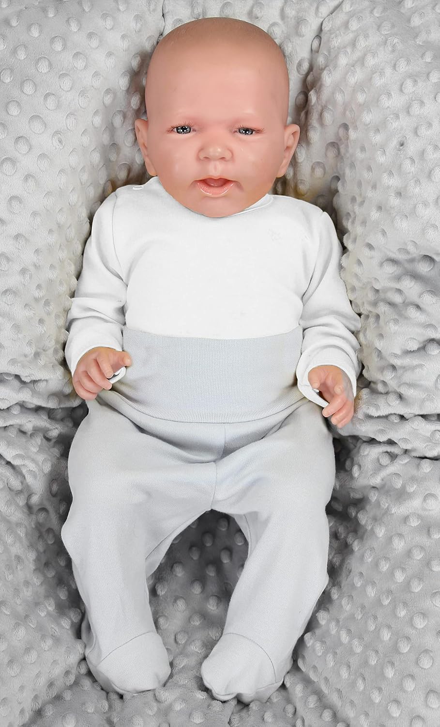Baby Body Langarm – Weicher Body Baby 5er Pack aus Baumwolle, Unifarben, OEKO-TEX Zertifiziert, 80 F