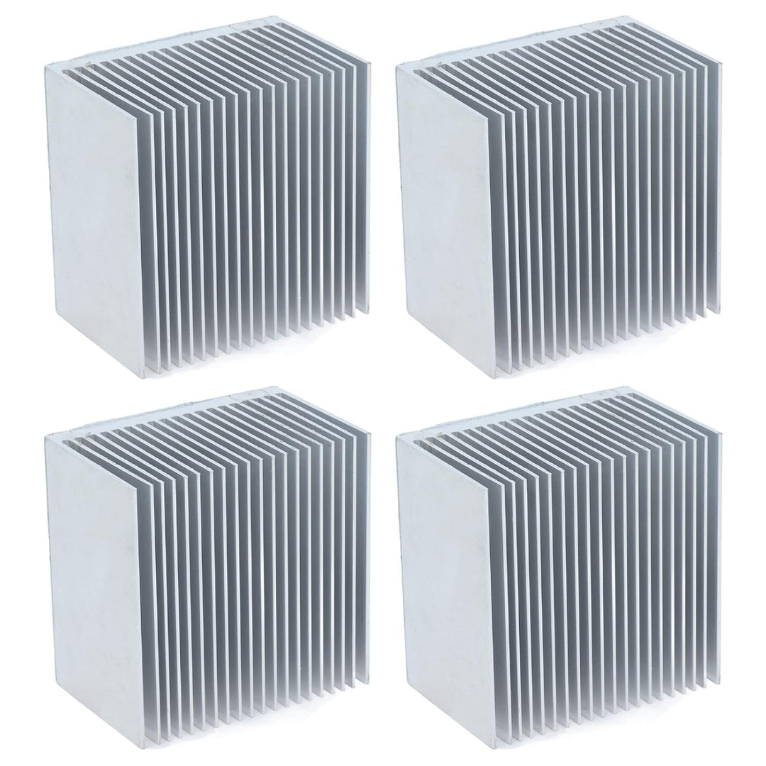 Kühlrippen Aluminium Set, 4 PC Kühlrippen-Kühlkörper-Kit, 60x60x30mm Kühler Fin Kühlkörper für die K