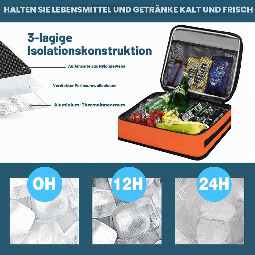 Paddle Board Kühltasche, wasserdichte Surf Sup Deck Kühltasche, isoliert, auslaufsicher, 10 Dosen, S