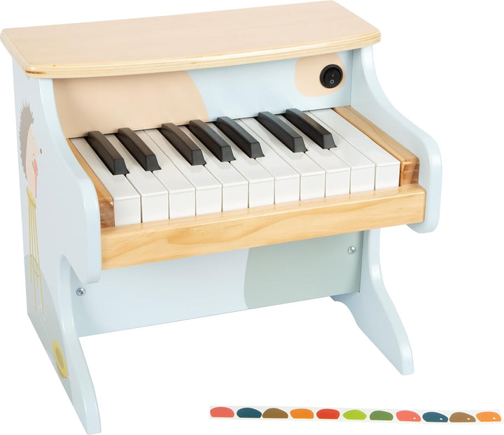 small foot Klavier "Groovy Beats" aus Holz, für die musikalische Früherziehung, inkl. Notenblatt, ab