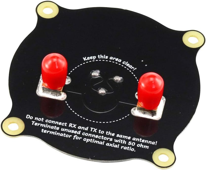 Aihasd 5.8GHz 9.4dBi Triple Feed Patch Antenna SMA Directional Circularl for FPV Racing RC Drone
