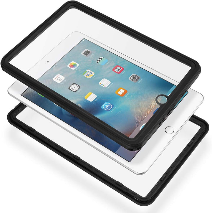 AICase Hülle für iPad mini 4 wasserdichte Hülle,360 Rundum Schutz Transparent Schutzhülle,wasserdich