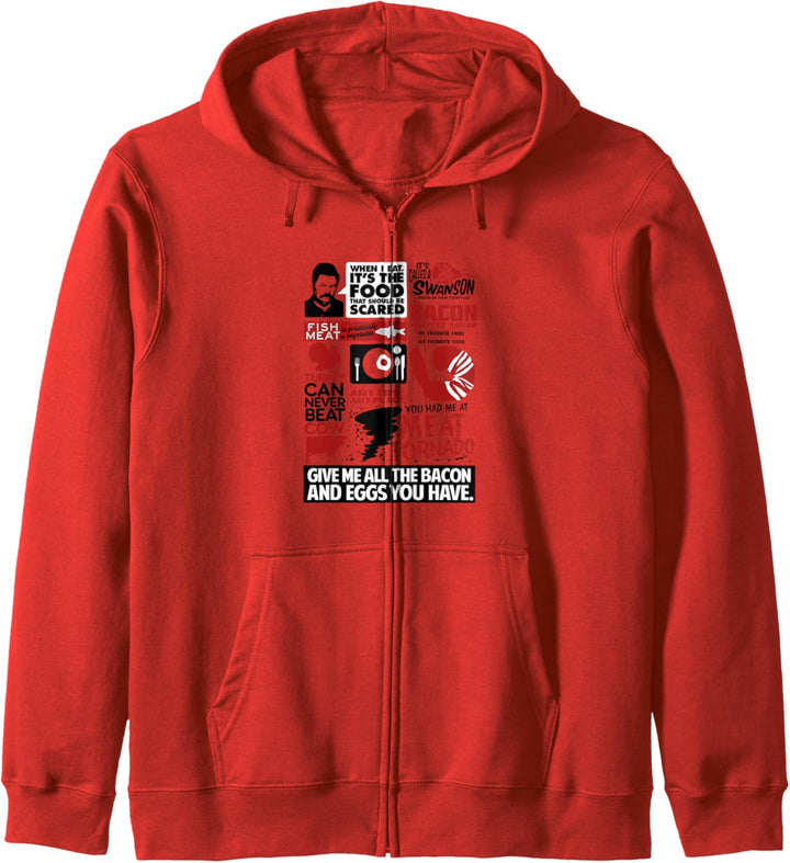 Parks & Recreation Ron Swanson Zitate Kapuzenjacke