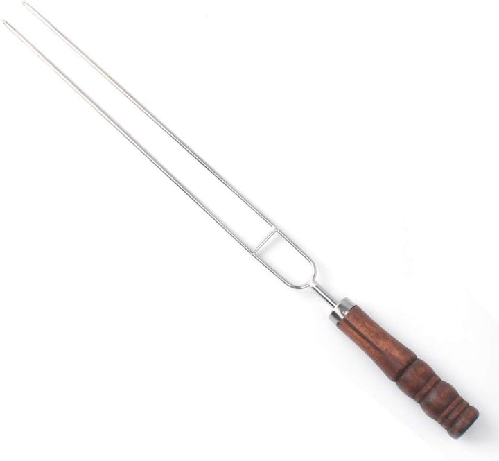 DOITOOL Grillspiesse für Gilling Edelstahl Kabob Spiesse zum Grillen 6 Stück 2 Zinken Grillspiesse B