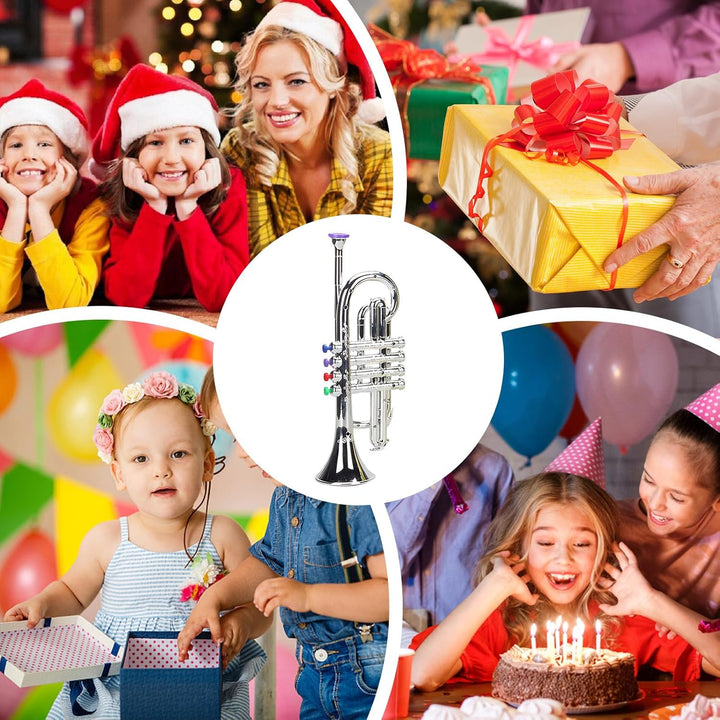 Kinder Trompete Musiktrompete | Musikinstrument Blasinstrument für Kinder | Lerninstrument zum Lerne