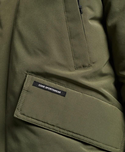 Superdry Herren Expedition Everest Bomber-Steppjacke Verwaschenes Kaki XL