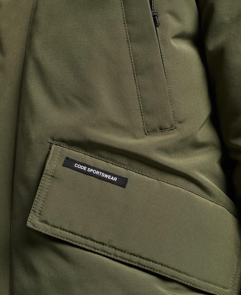 Superdry Herren Expedition Everest Bomber-Steppjacke Verwaschenes Kaki XL
