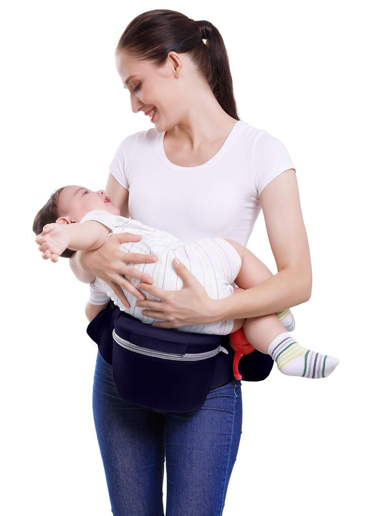 ThreeH Baby Hüftsitz Träger Baumwolle Sitzkissen Verstellbarer Gürtel Drei Taschen Bequeme Taille Ho