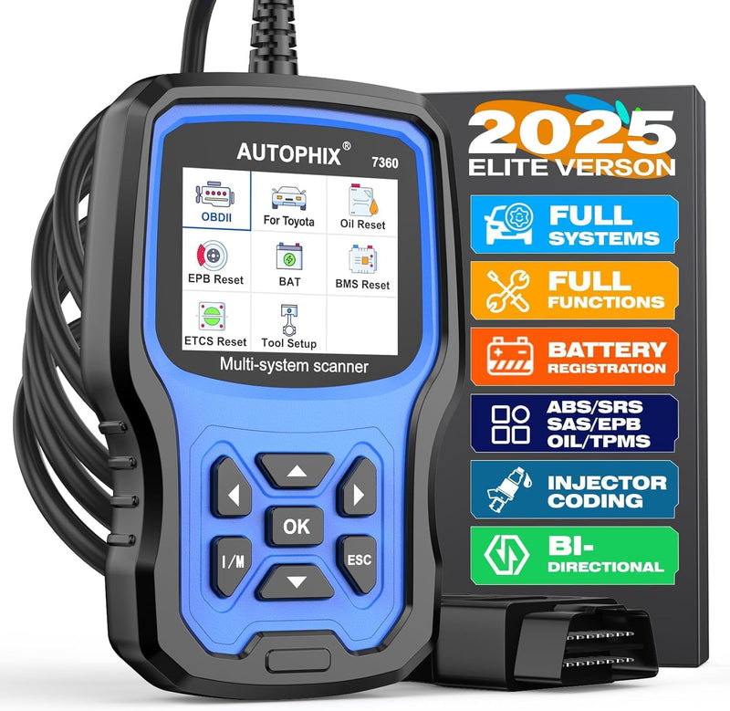 AUTOPHIX 7360 Elite Fit für Toyota Lexus OBD2 Diagnosegerät Alle Systeme OBD2 Scanner Alle Reset Ser