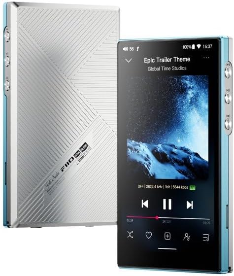 FiiO JM21 Digitaler Audio-Player mit 4 + 64 GB Speicher, Himmelblau, himmelblau