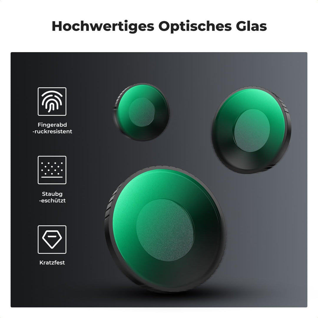 K&amp;F CONCEPT Black Diffusion 1/4 Filter Kompatibel mit Insta360 Go Ultra, Black Promist Filter für kr