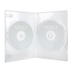 Amaray DVD Doppelhüllen, 15 mm, Maschinen-pack-Qualität, Transparent, 50 Stück