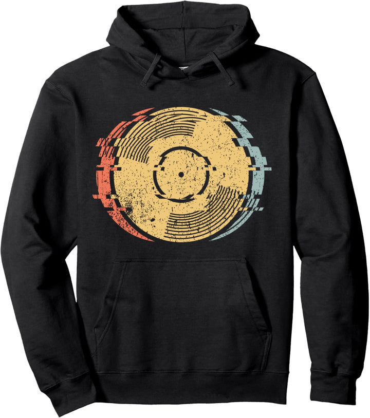 Vinyl Schallplatte Retro Vintage DJ Pullover Hoodie