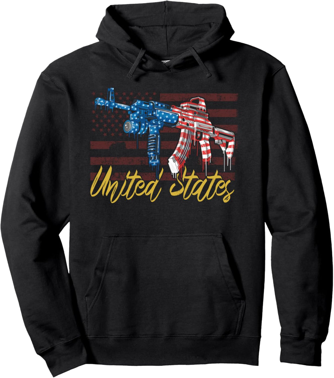 Amerika Flaggen USA Pullover Hoodie