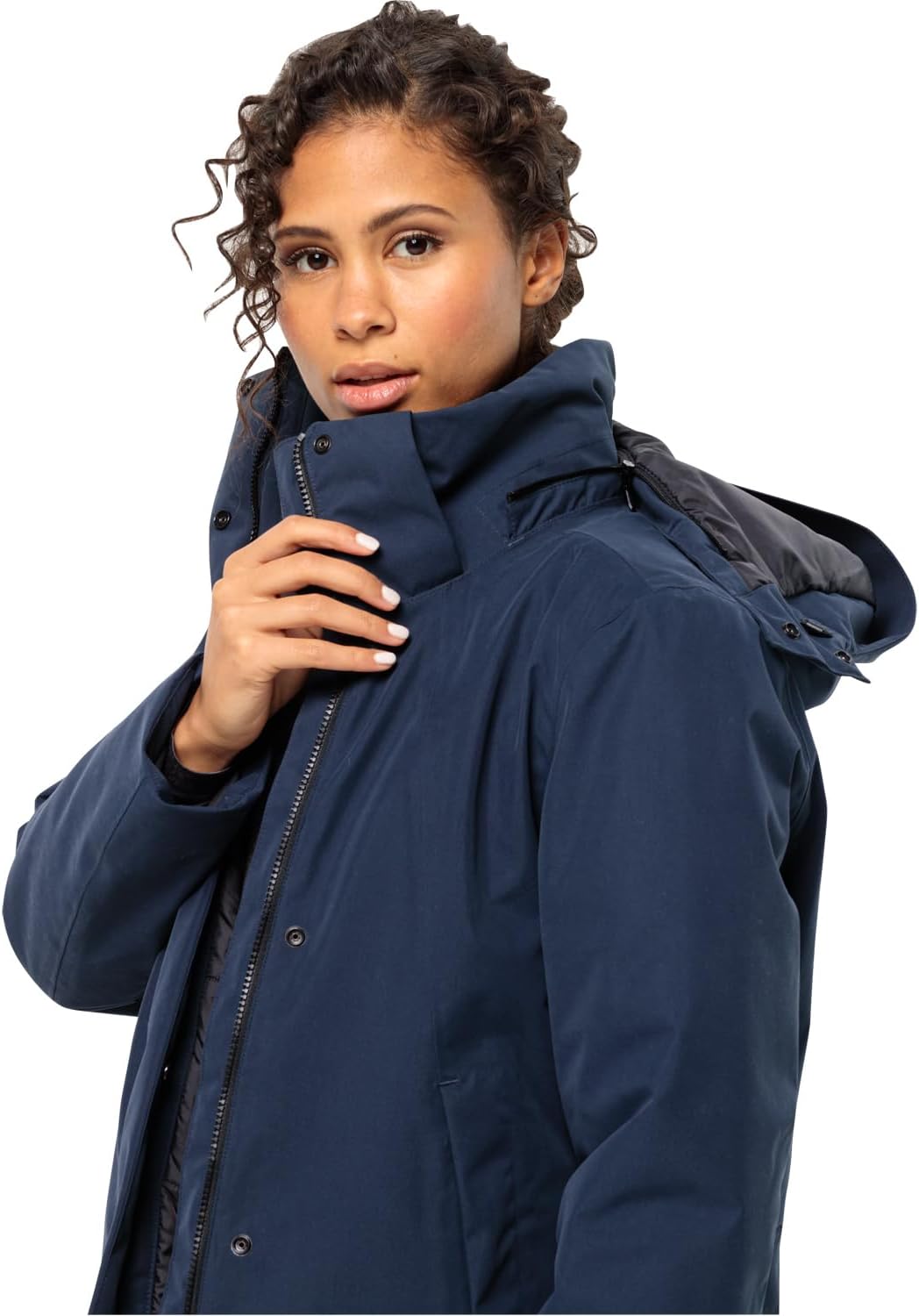 Jack Wolfskin Damen Salier Coat, night blue