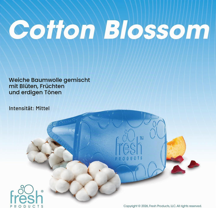 Fre-Pro by Fresh - Bowl Clip Lufterfrischer für Toiletten, Cotton Blossom, Box mit 12 Stück, Cotton