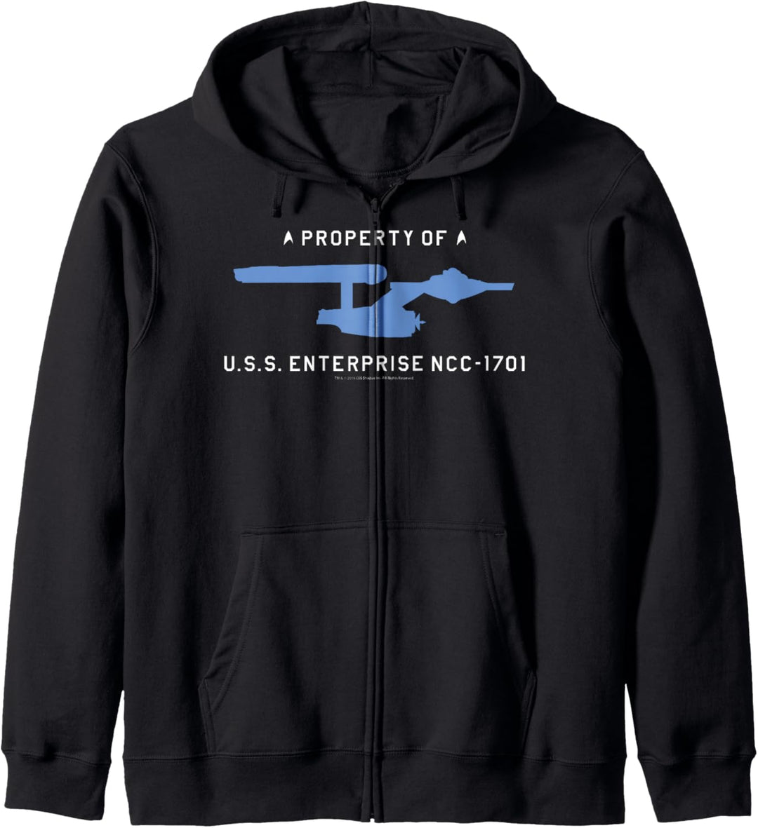 Star Trek Original Series Enterprise Profile Kapuzenjacke