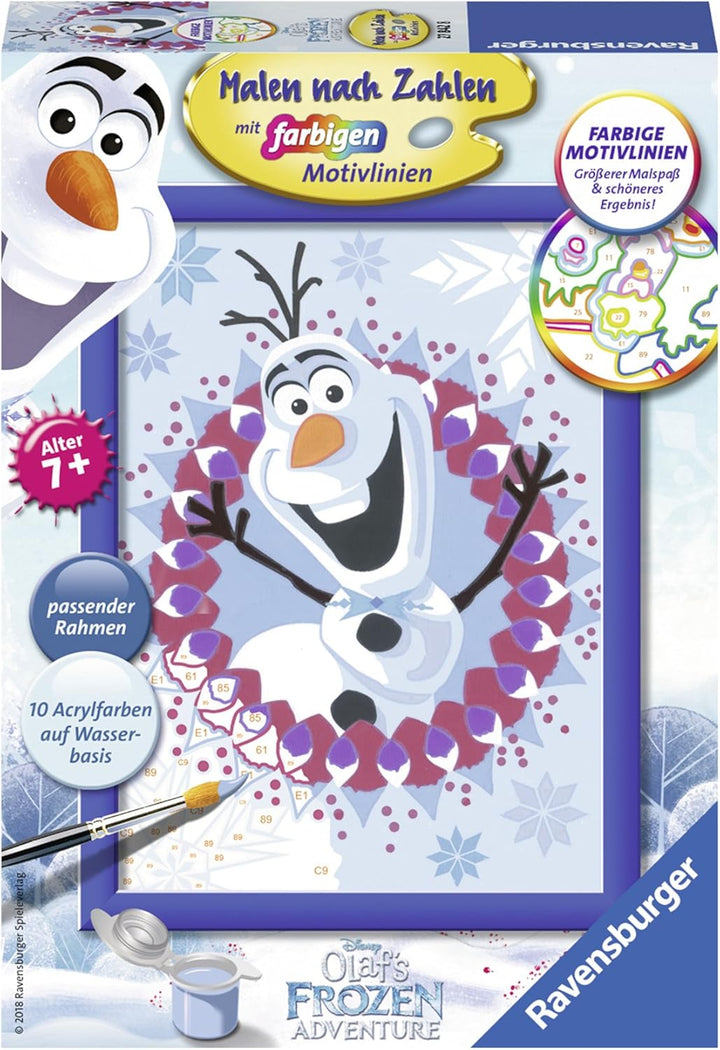Ravensburger Malen nach Zahlen 27842 Olaf, Malset