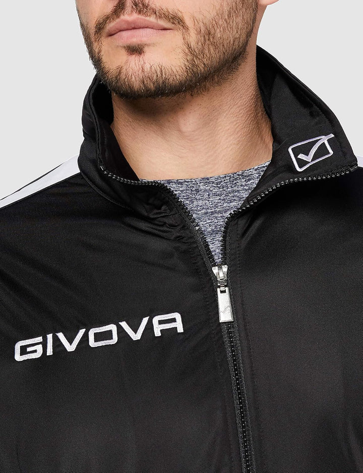 Givova Tr033 Jumpsuit M Schwarz / Weiss, M Schwarz / Weiss