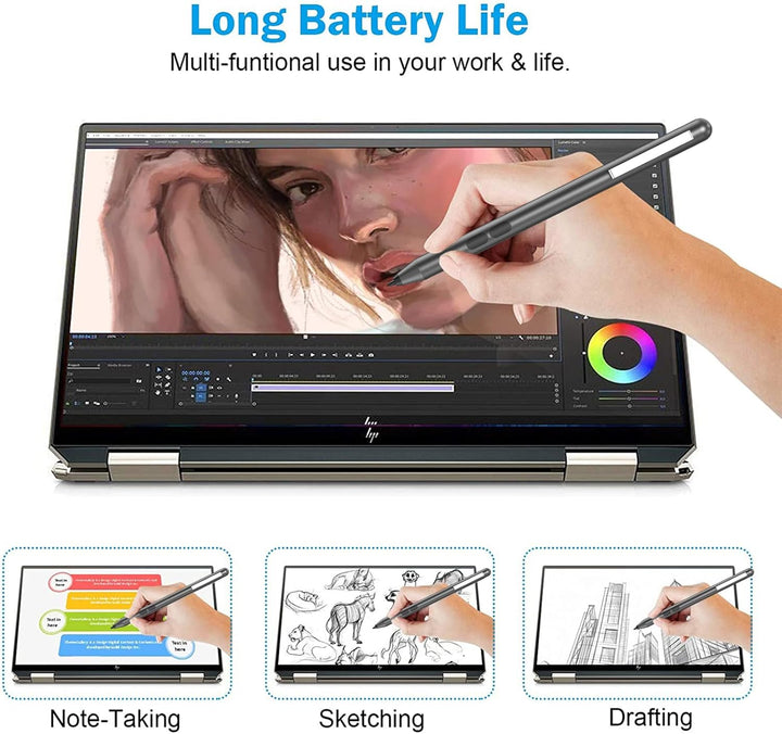 ANYQOO MPP Stylus Pen 1.51 mit 1024 Druckempfindlichkeit, Palm Rejection, AAAA-Batterie, Lange Akkul
