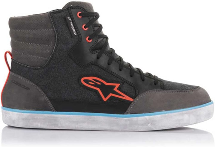 Alpinestars J-6 Canvas Motorradschuhe, wasserdicht 38 EU Schwarz, 38 EU Schwarz