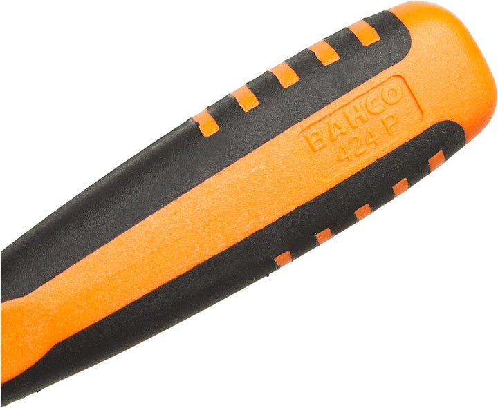 Bahco Stechbeitel, 2-Komponenten Heft, 6 X 140mm 424P-6, 100 x 50 x 50 cm, Silbern/Orange/Schwarz, 1