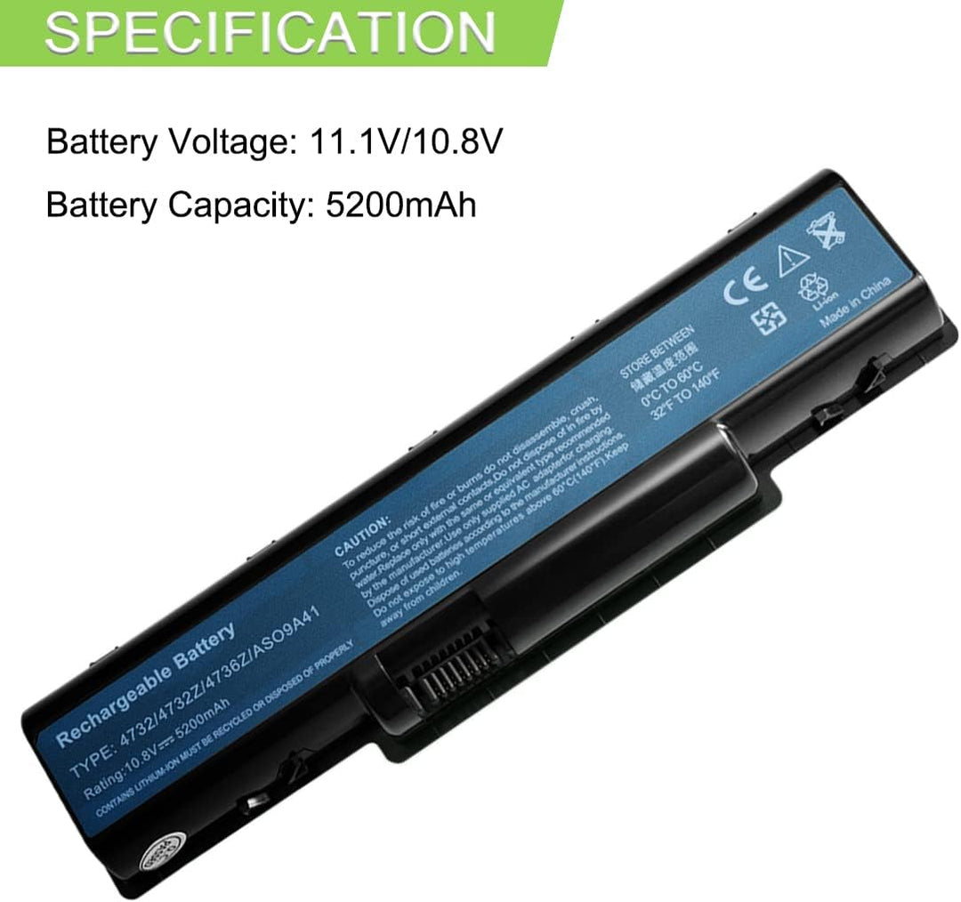 XITAIAN 10.8V 5200mAh AS09A31 AS09A41 AS09A51 Ersatz Laptop Akku für Packard Bell EasyNote TR81 TR82