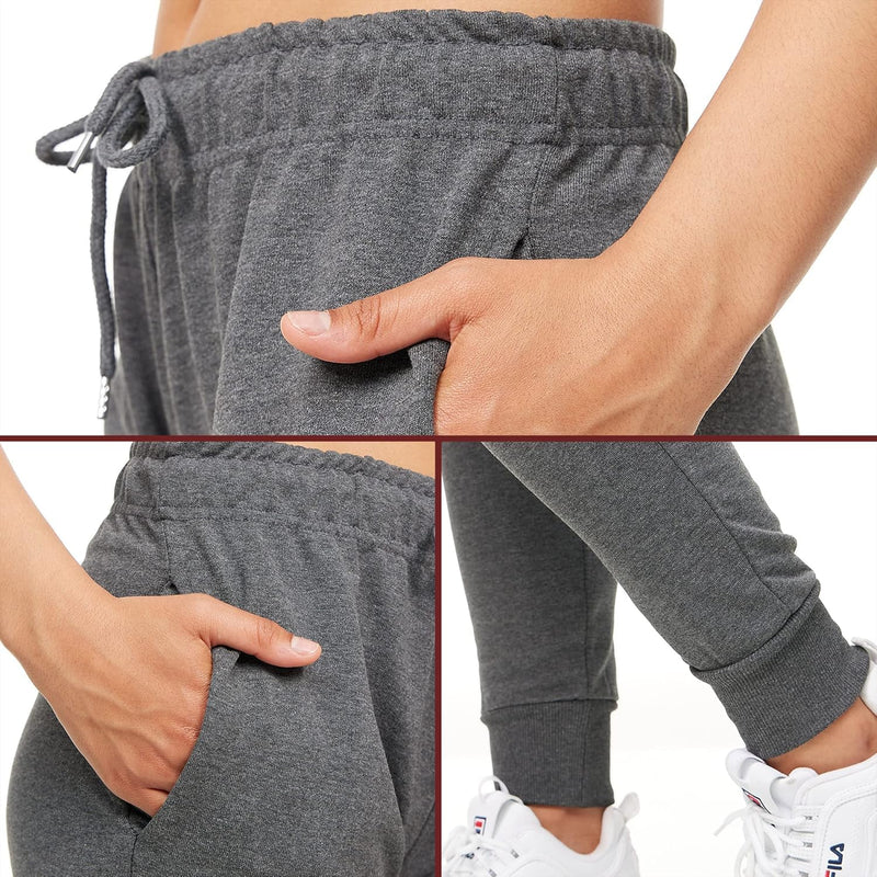 Jogginghose Damen - Sporthose Frauen Baumwolle, Trainingshose Fitness High Waist, Sweatpants Slim Fi